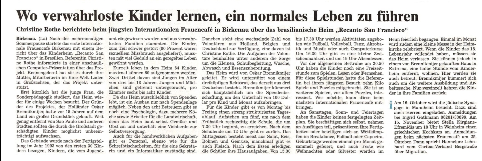 2007.10.04_WNOZ_Wo-verwahrloste-Kinder-lernen-ein-normales-Leben-zu-fuehren